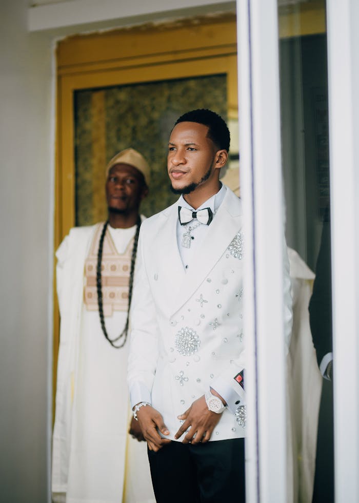 stylish-men-in-traditional-and-modern-attire-34067403